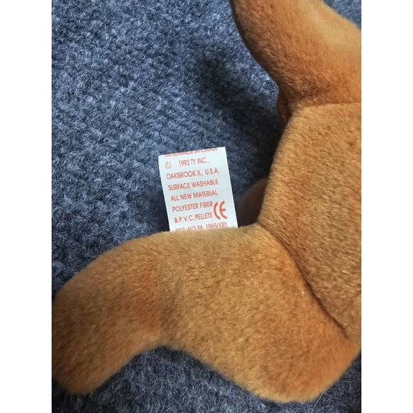 Ty Cubbie 1993 Beanie Babies Collectible Teddy Bear - Picture 5 of 7